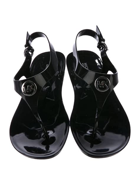 michael kors jelly thongs|Michael Kors jelly sandals clear.